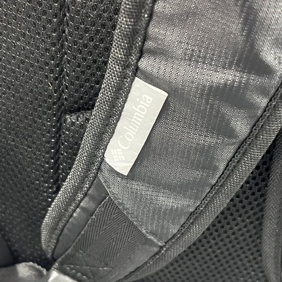 Columbia Diablo Creek Backpack Diaper Bag Thermal Change Mat Black Red Pockets - Picture 12 of 16